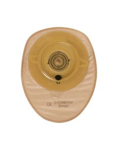 ZENSIV Convex Geschlossene Beutel midi beige, 10-38mm, mit Sichtfenster, 10 Stück
